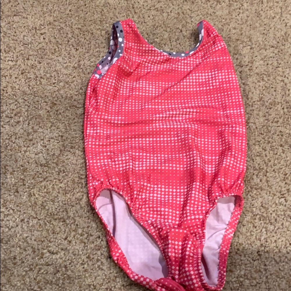Pink leotard